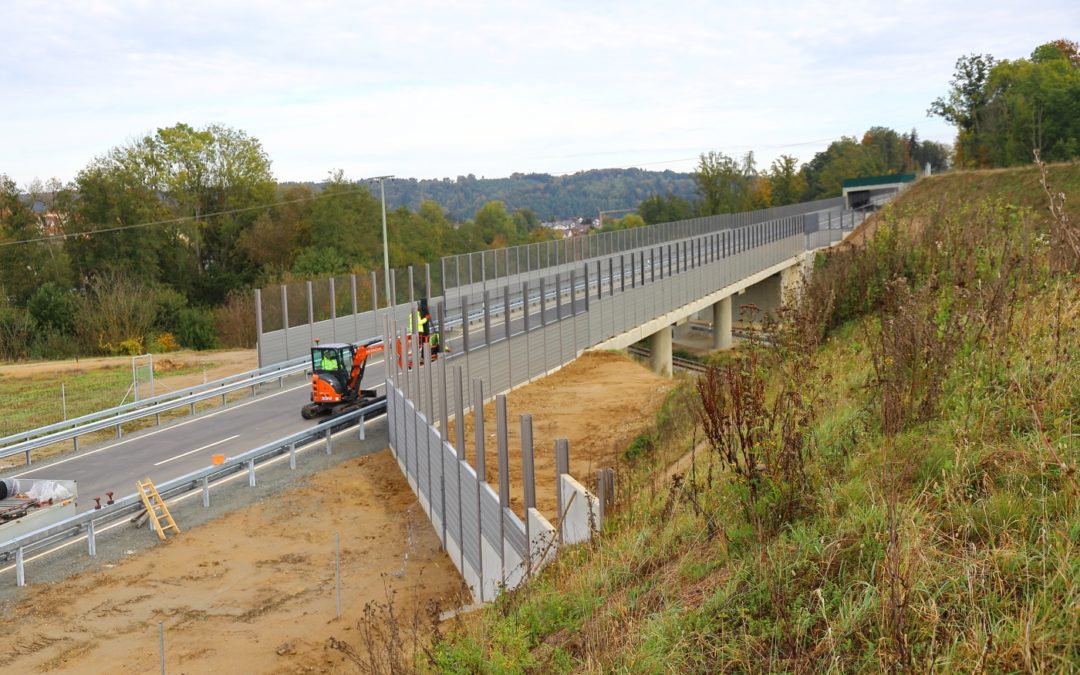 Letzte Arbeiten an der Ortsumgehung: Auch die Ampel wird erneuert